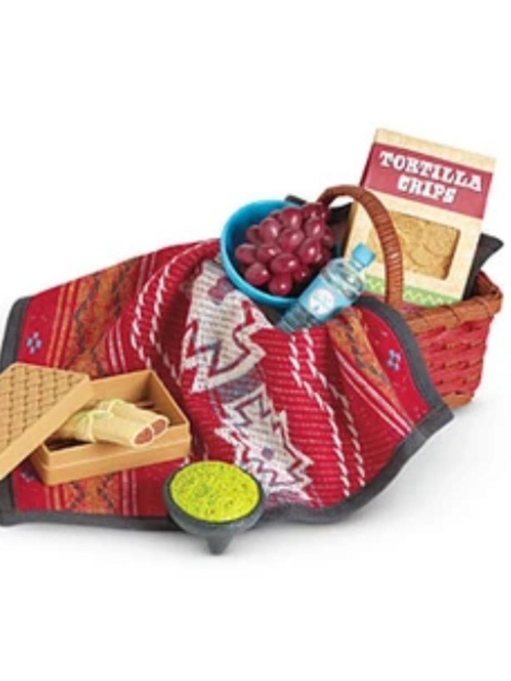 2013 American Girl Saige's Picnic Set - Three Pieces